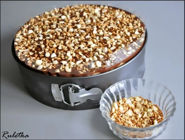 Торт-мороженое "кофейно-шоколадный поцелуй с ореховым послевкусием".: шаг 22