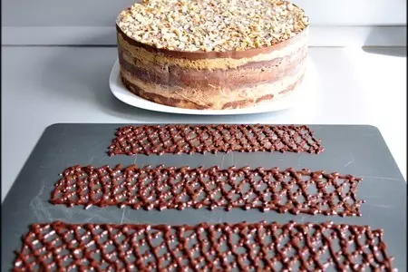Торт-мороженое "кофейно-шоколадный поцелуй с ореховым послевкусием".: шаг 23