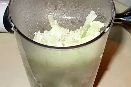 Креветки с кремом из цветной капусты и красной икрой: шаг 2