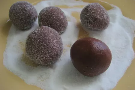 Мини пирожное с фудже начинкой: шаг 2