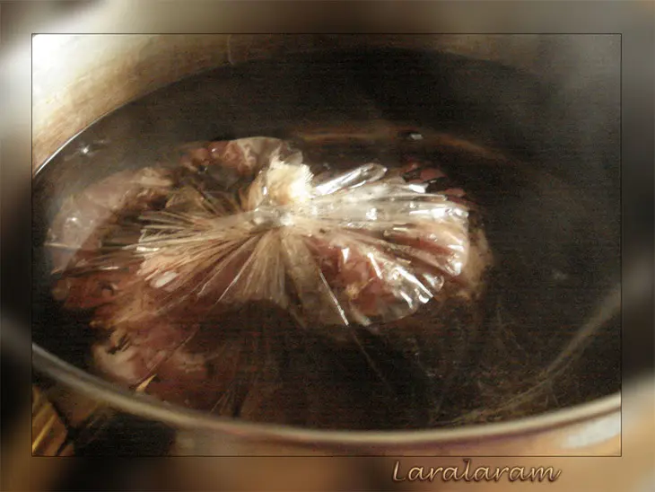 Кофеманское мясо в "лучших традициях" молекулярной кухни: шаг 14