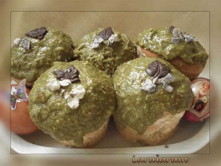 Кулич пасхальный - заварной! с фисташковой глазурью! (дуэльный рецепт): шаг 16