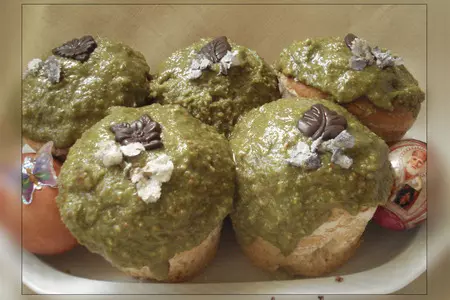 Кулич пасхальный - заварной! с фисташковой глазурью! (дуэльный рецепт): шаг 16