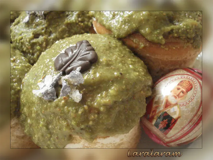 Кулич пасхальный - заварной! с фисташковой глазурью! (дуэльный рецепт): шаг 18