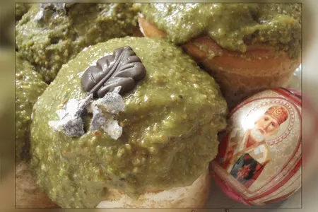 Кулич пасхальный - заварной! с фисташковой глазурью! (дуэльный рецепт): шаг 18