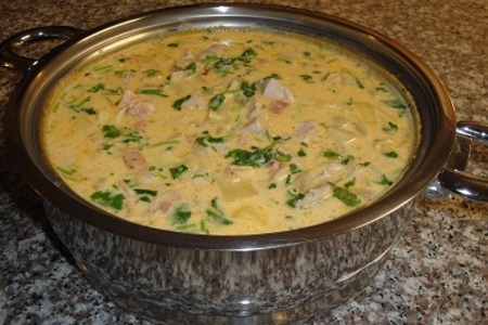 Рыбный суп с красным карри ! ! !: шаг 7