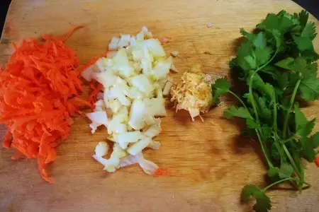 Сырный суп с кокосовым молоком.: шаг 1
