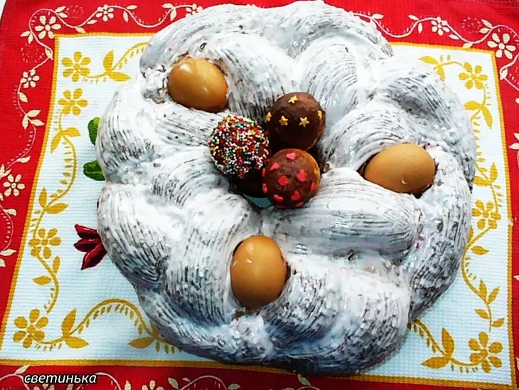 Пасхальная коса "родом из детства": шаг 29