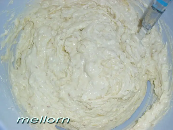 Сырный кекс с кунжутом: шаг 3