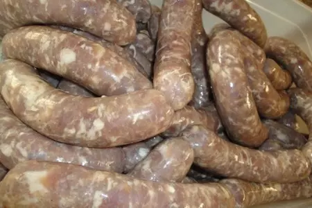 Свежие колбаски для жарки: шаг 5