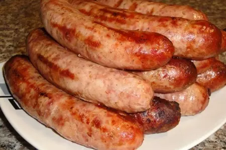 Свежие колбаски для жарки: шаг 7