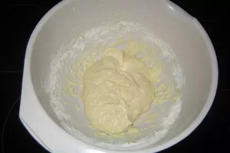 Вкусный жгутик из остатков лимонных дрожжей: шаг 2