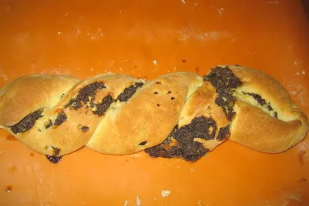 Вкусный жгутик из остатков лимонных дрожжей: шаг 8