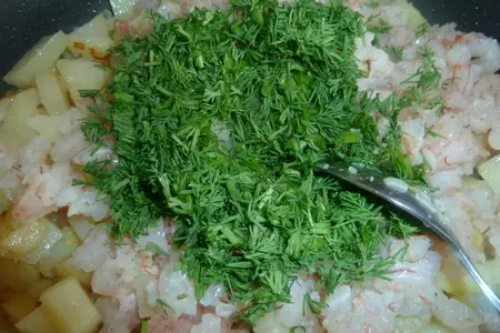 Креветочно - картофельные "маффины" на ужин или на закуску: шаг 9