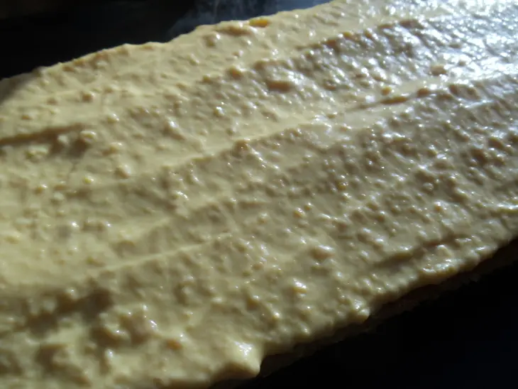 Нежные лимонные пирожные с кремом из кураги: шаг 5