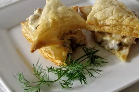 Буше а ля рэн - курица по-королевски: шаг 9