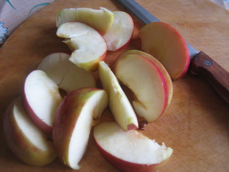 Сливочная рисовая каша с яблоками: шаг 2