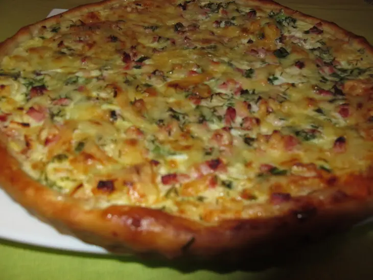 Открытый пирог с мясным фаршем.: шаг 3