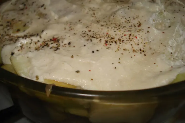Баклажаны с грибами в свч: шаг 5