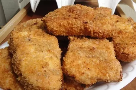 Жаренная акула и соус с анчоусами: шаг 7