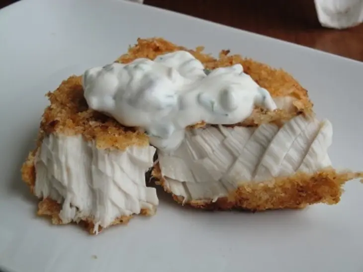 Жаренная акула и соус с анчоусами: шаг 8