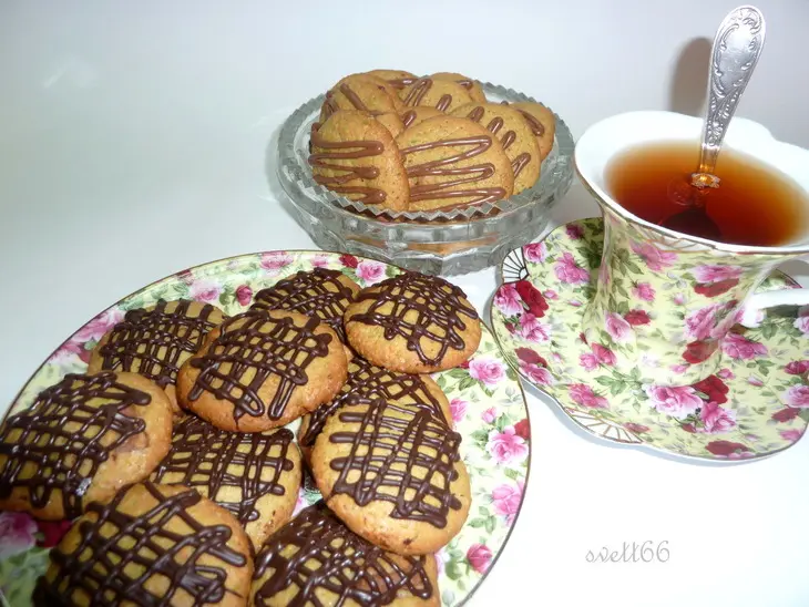 Фисташковое печенье с шоколадом: шаг 14