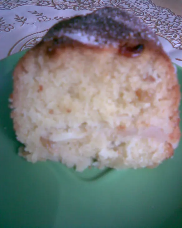 Медовый кекс с яблоком и изюмом: шаг 6