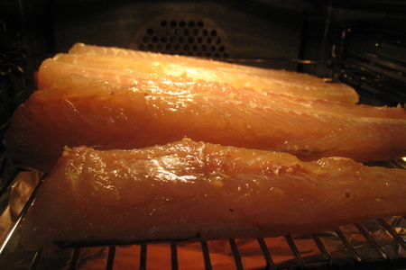 Креветочная рыба (конгрио), печеная в кисло-сладкой подливке: шаг 12