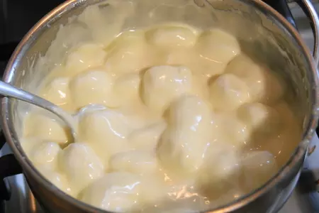 Мастика из маршмеллоу и шокомастика: шаг 5