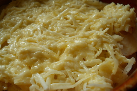 Сырный гратен с курочкой и сочным ананасом (дуэль): шаг 3