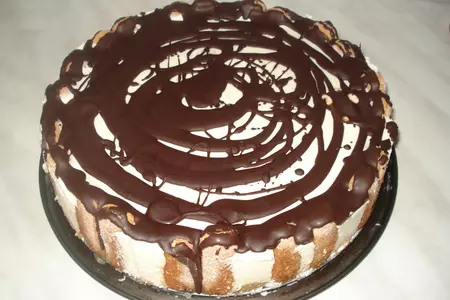 Торт с савоярди и сливочным муссом + бонус в 3 креманках)): шаг 6