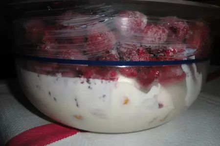 Десерт"малиновый восторг": шаг 4