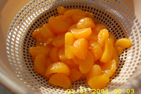 Пирог  с мандаринами под штройзелем.: шаг 4