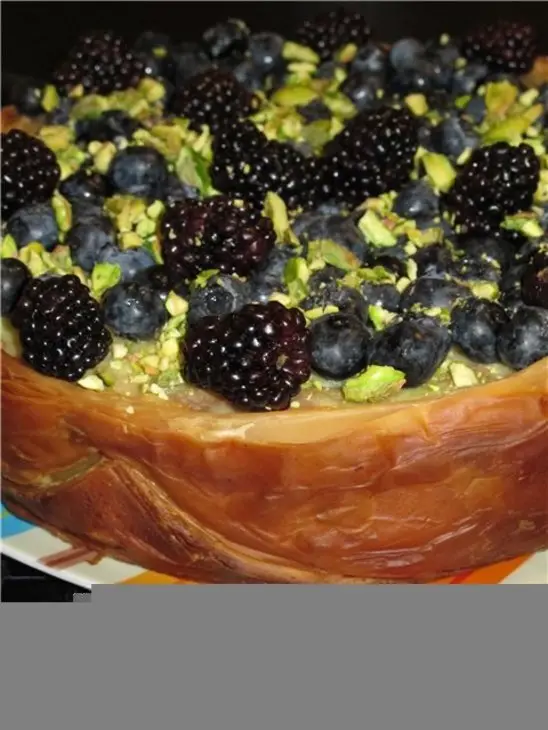 Пирог творожный с орешками.: шаг 2