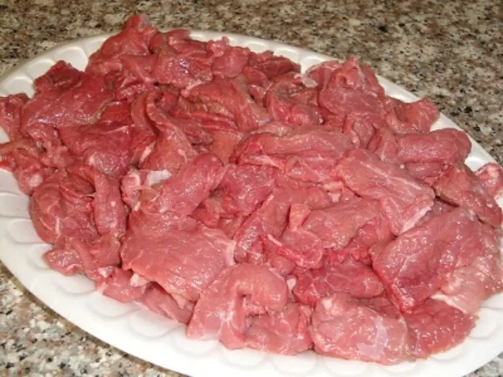 Рисовый суп с мясом буйвола и кокосом: шаг 2