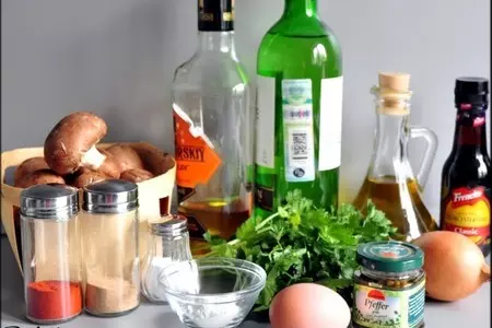Мясной террин с королевскими шампиньонами.: шаг 2