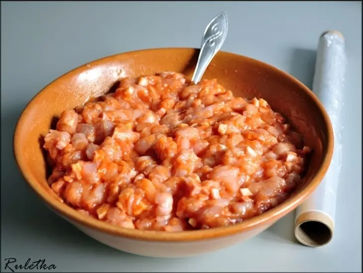 Мясной террин с королевскими шампиньонами.: шаг 5