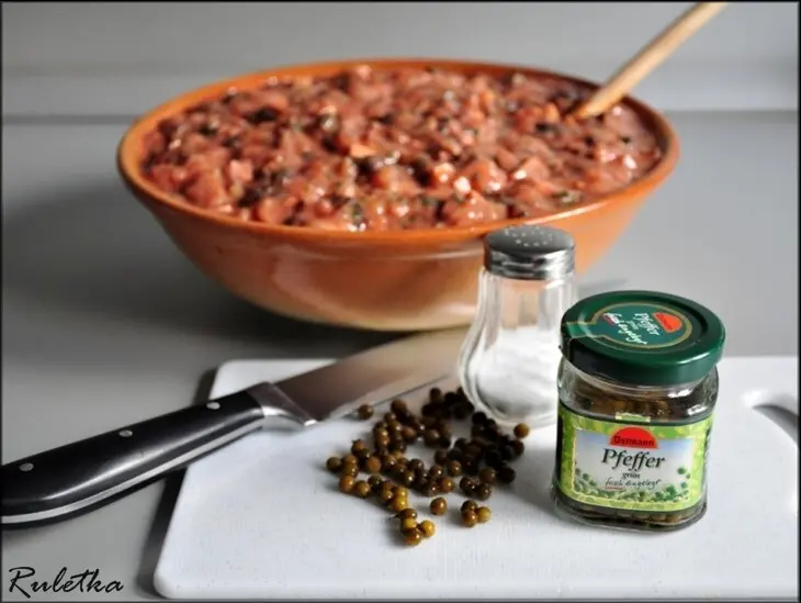 Мясной террин с королевскими шампиньонами.: шаг 12