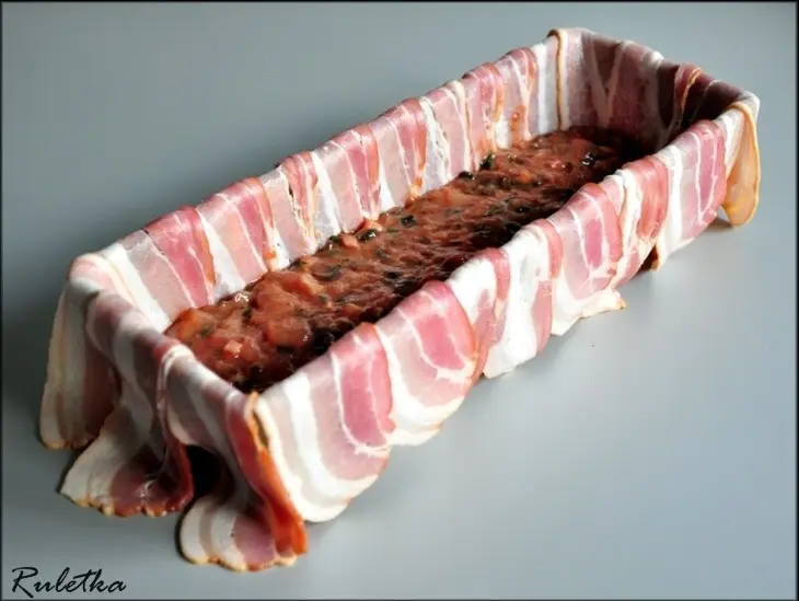 Мясной террин с королевскими шампиньонами.: шаг 13