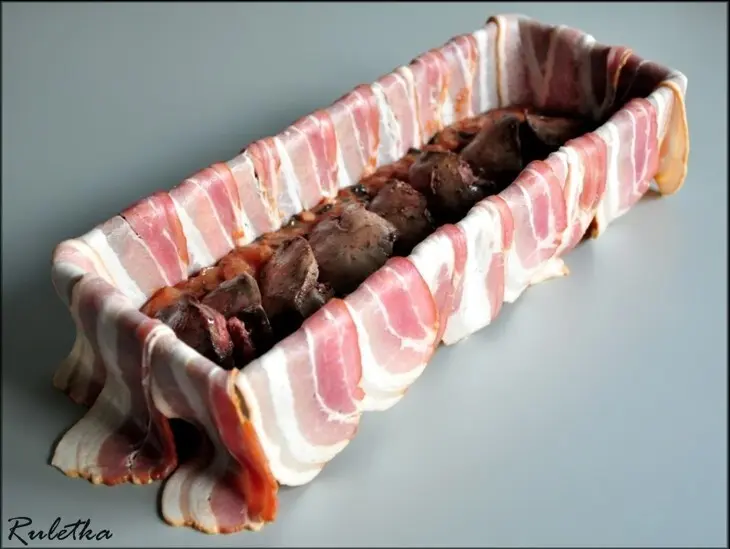 Мясной террин с королевскими шампиньонами.: шаг 14