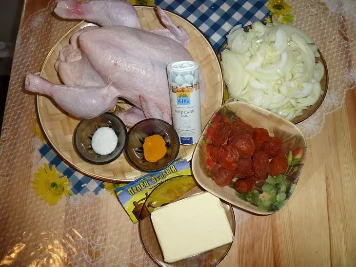 Плов азербайджанский с курицей и сладостями: шаг 1