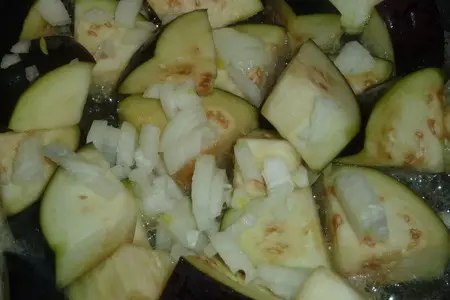 Баклажаны с чесноком и мятой: шаг 3