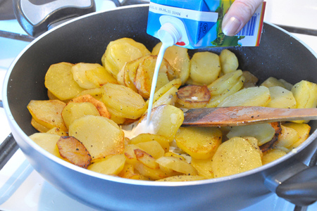 Картофель со сливками и укропом.: шаг 2