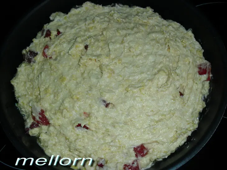 Пирог из кукурузных хлопьев с мармеладом: шаг 4