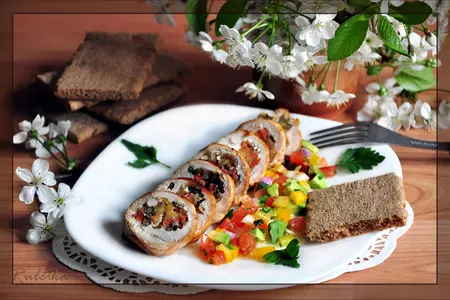 Куриные рулеты с сальсой в стиле "латино".: шаг 13