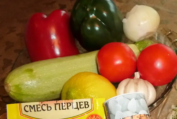 Филе морского языка с овощами, приготовленное в фольге на пару: шаг 2