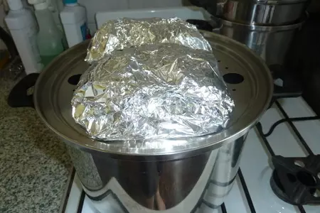 Филе морского языка с овощами, приготовленное в фольге на пару: шаг 9