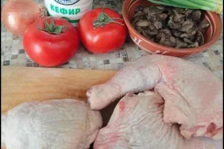 Курочка в чулочке с картофельными шариками на гарнир: шаг 1