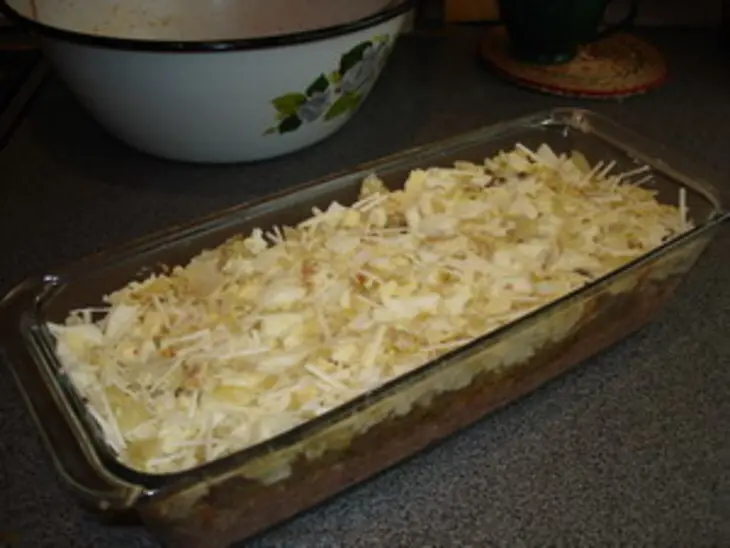 Мясная запеканка "с сюрпризом!": шаг 5
