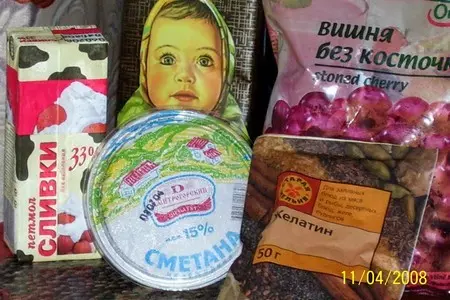 Торт "вишневый": шаг 1
